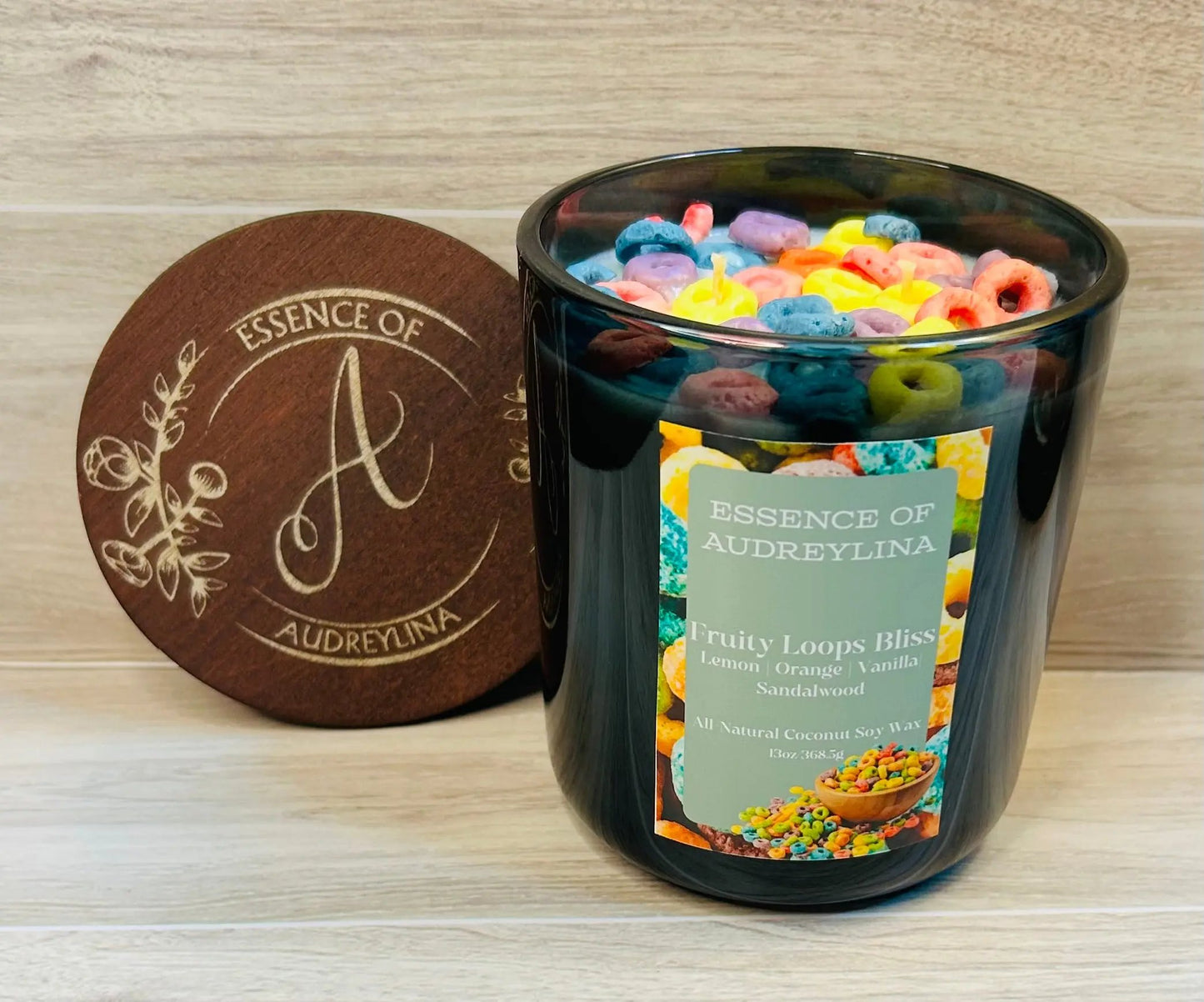 Fruity Loops Bliss Candle | Citrus & Sweet Vanilla Essence of Audreylina