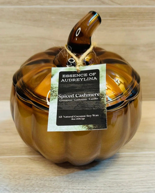 Spiced Cashmere Candle | Cinnamon Spiced Warmth Essence of Audreylina