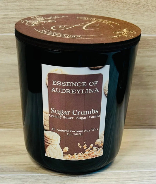 Sugar Crumb Candle | Warm Vanilla & Fresh Baked Cookie Essence of Audreylina