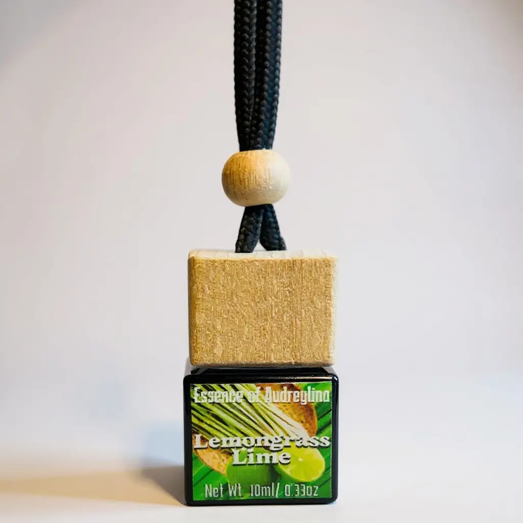 Lemongrass & Lime Car Diffuser | Clean Citrus Scent Essence of Audreylina