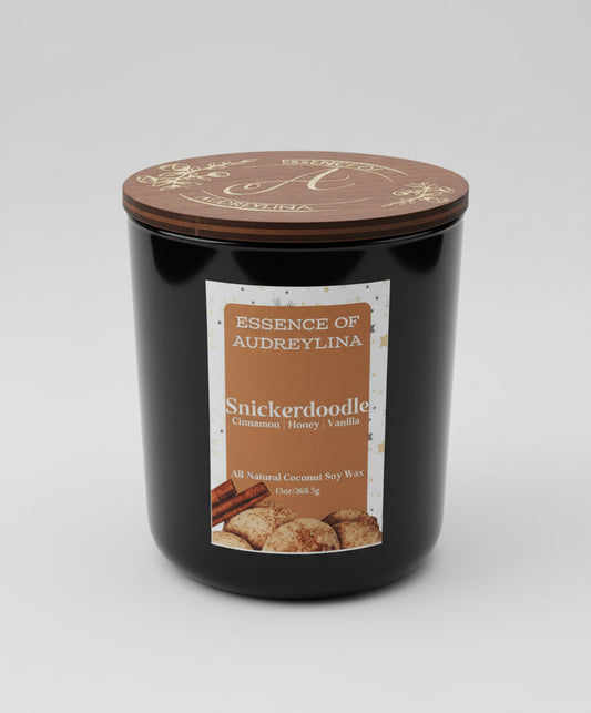 Snickerdoodle Candle | Warm Cinnamon Sugar & Vanilla Essence of Audreylina