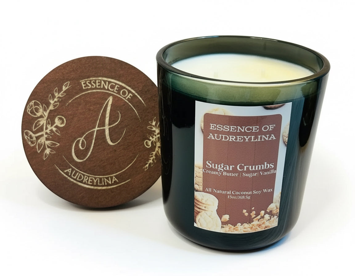 Sugar Crumb Candle | Warm Vanilla & Fresh Baked Cookie Essence of Audreylina