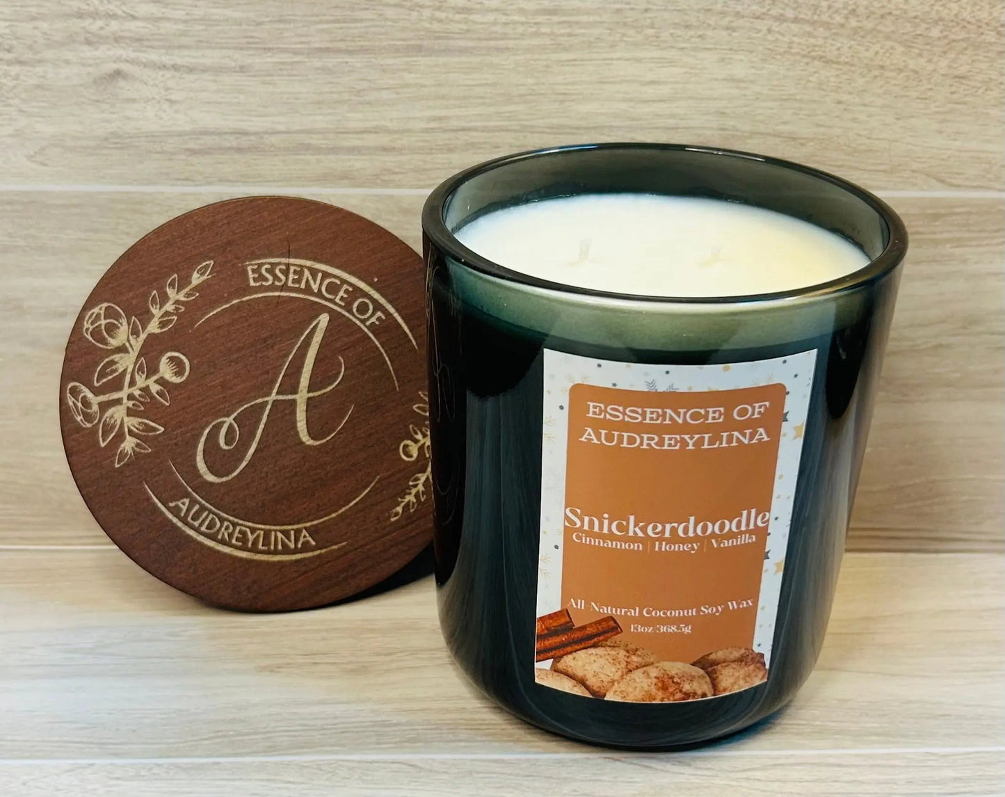 Snickerdoodle Candle | Warm Cinnamon Sugar & Vanilla Essence of Audreylina