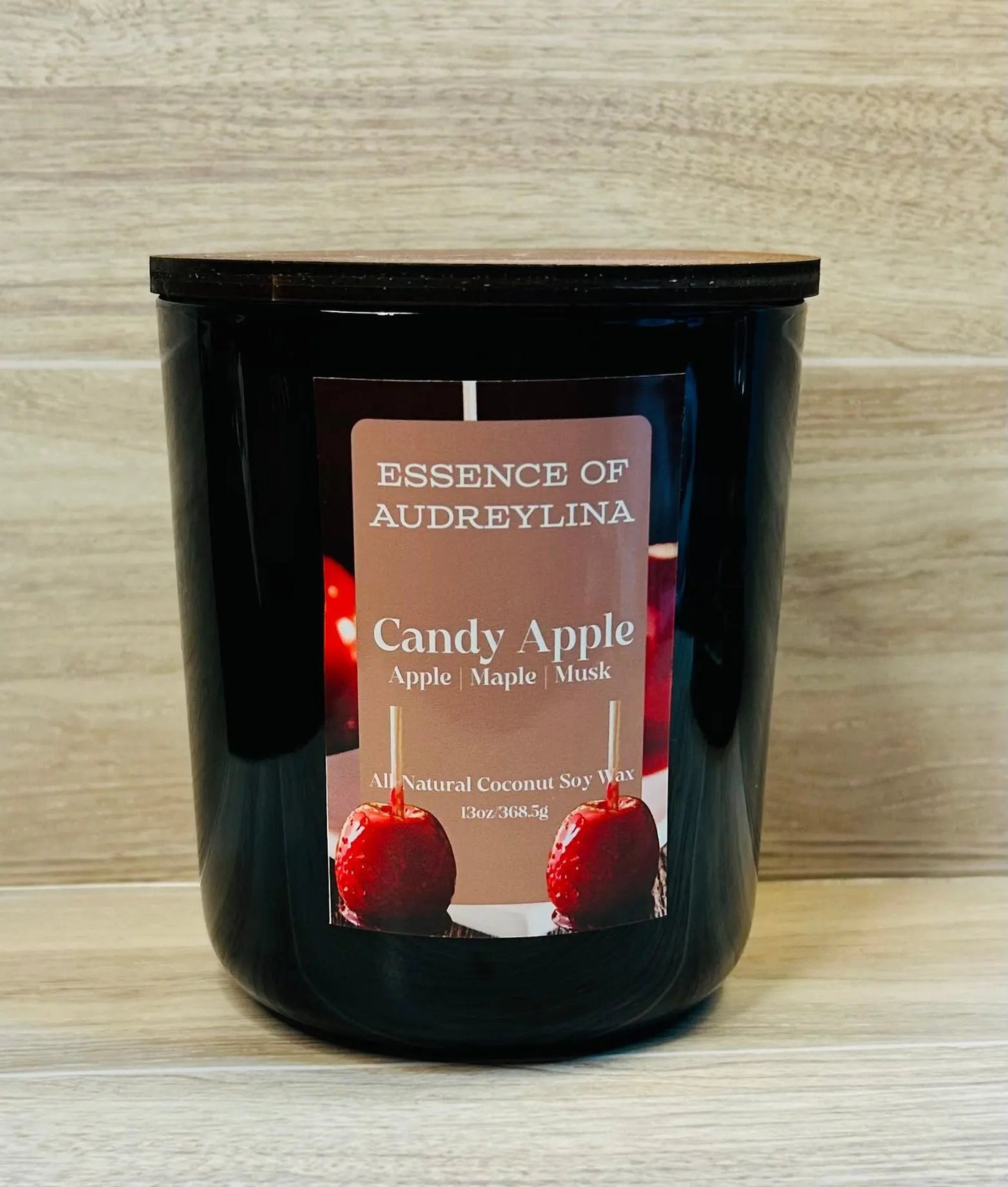 Candy Apple Candle | Sweet Red Apple & Holiday Spice Essence of Audreylina