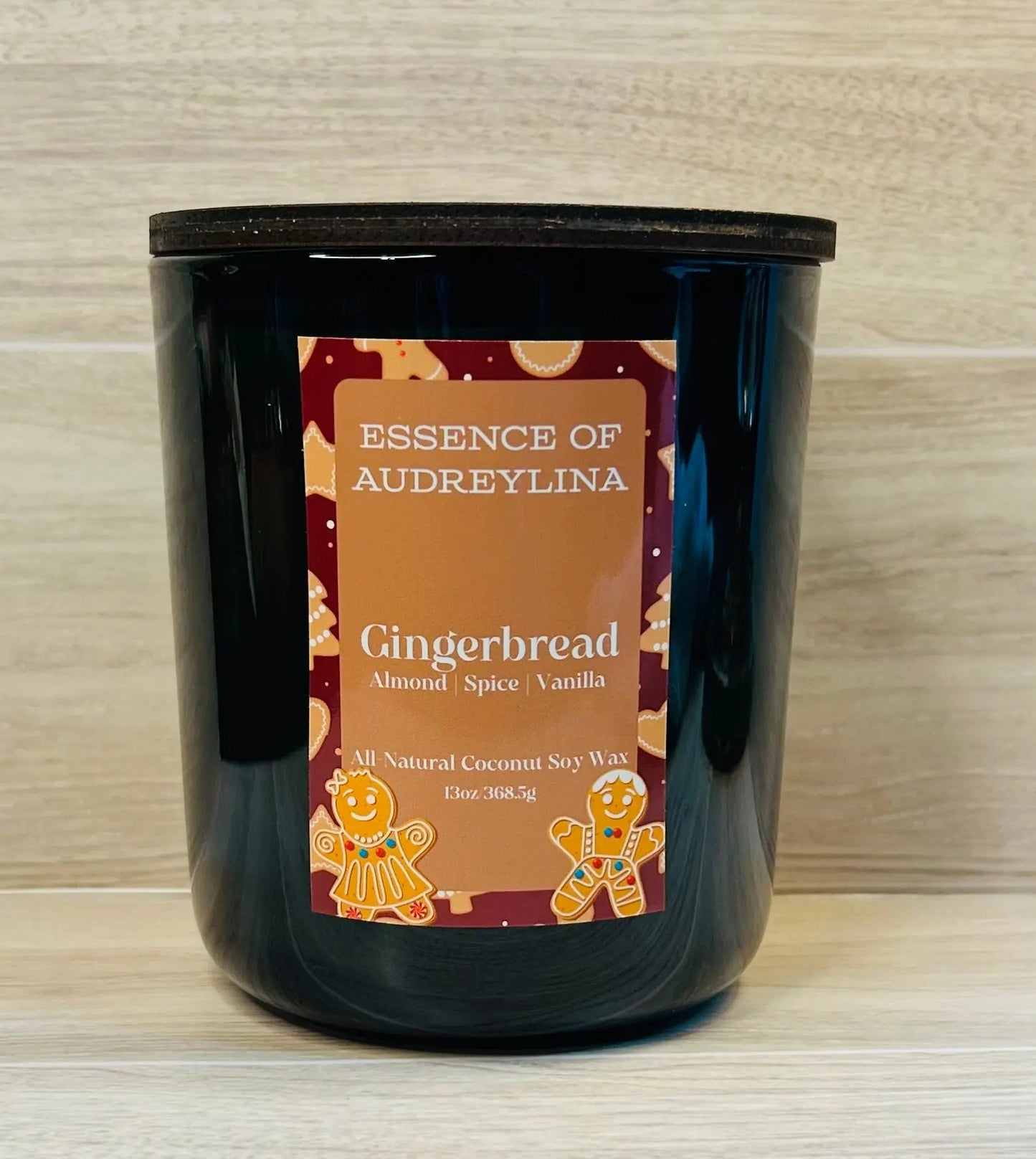 Gingerbread Candle | Warm Ginger, Cinnamon, Vanilla Essence of Audreylina