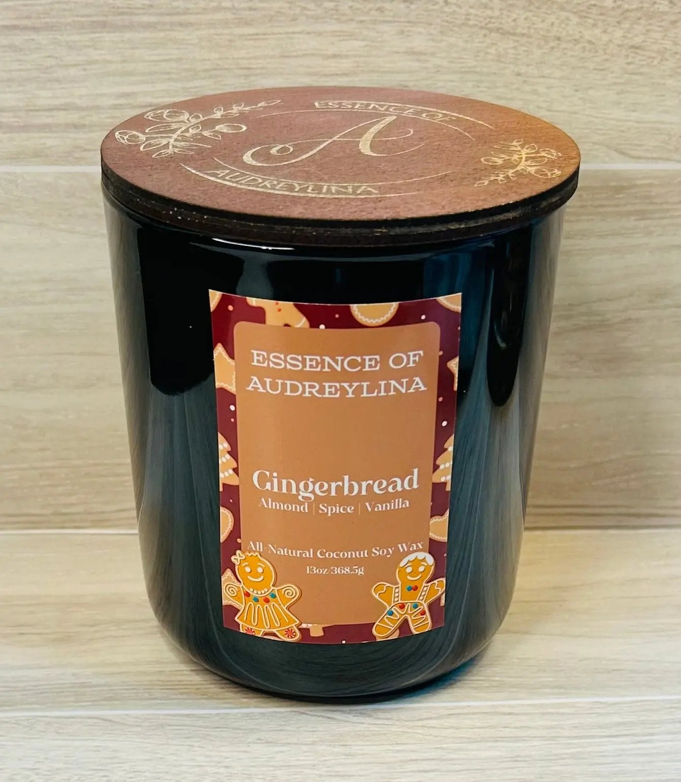 Gingerbread Candle | Warm Ginger, Cinnamon, Vanilla Essence of Audreylina