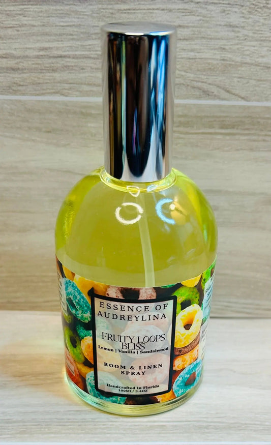 Fruity Loops Bliss Room Spray | Citrus, Cherry & Vanilla Essence of Audreylina