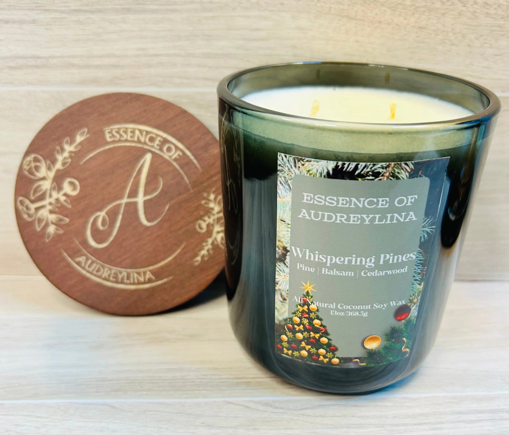 Whispering Pines Candle | Fresh Pine & Cedarwood Essence of Audreylina