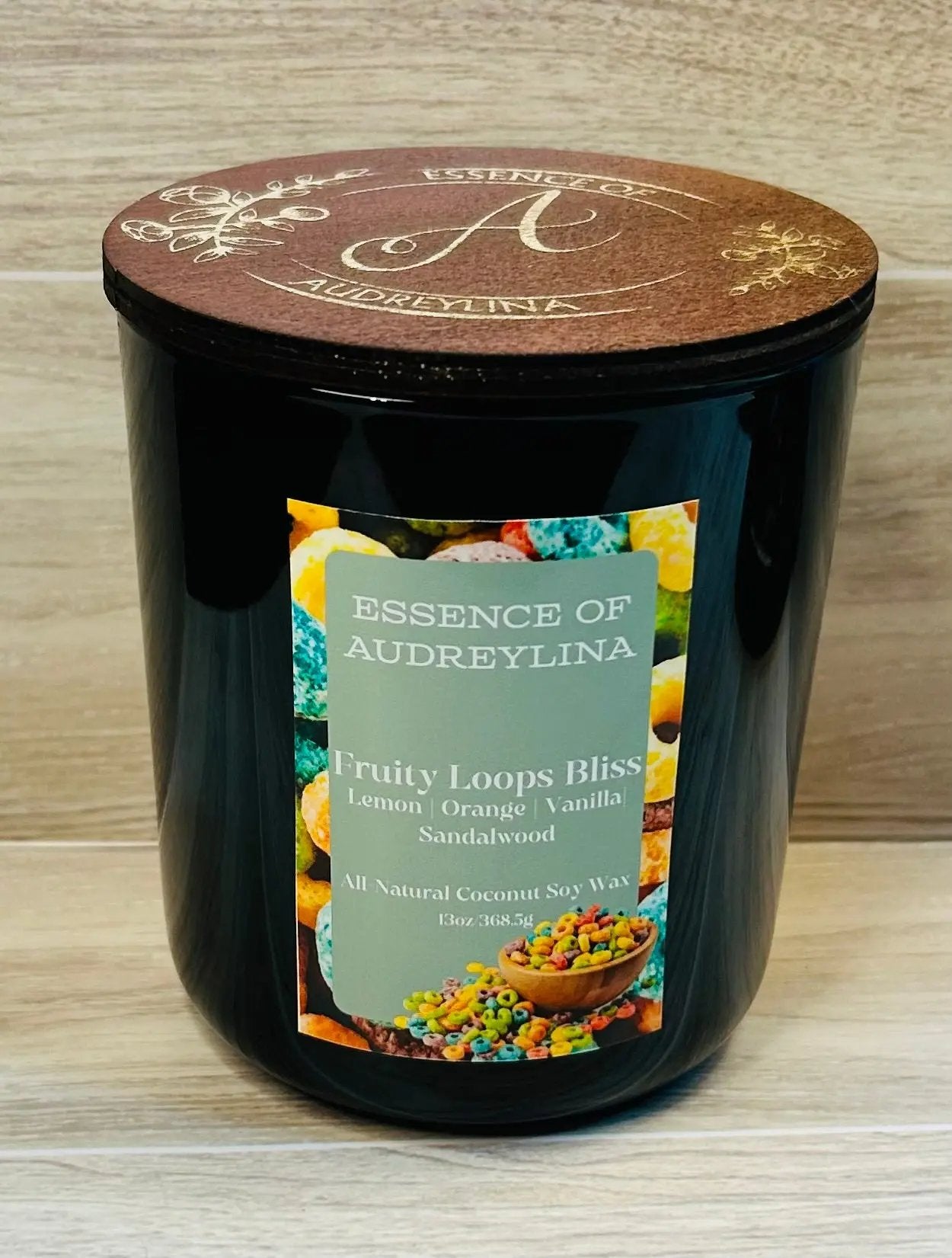 Fruity Loops Bliss Candle | Citrus & Sweet Vanilla Essence of Audreylina