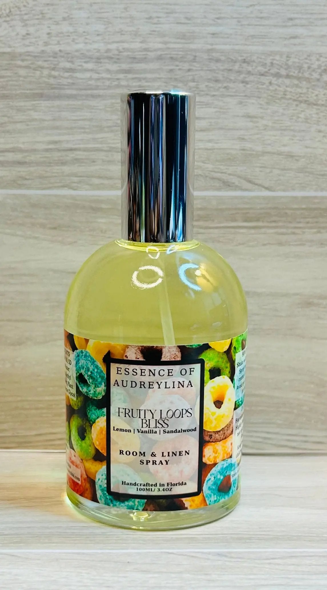Fruity Loops Bliss Room Spray | Citrus, Cherry & Vanilla Essence of Audreylina
