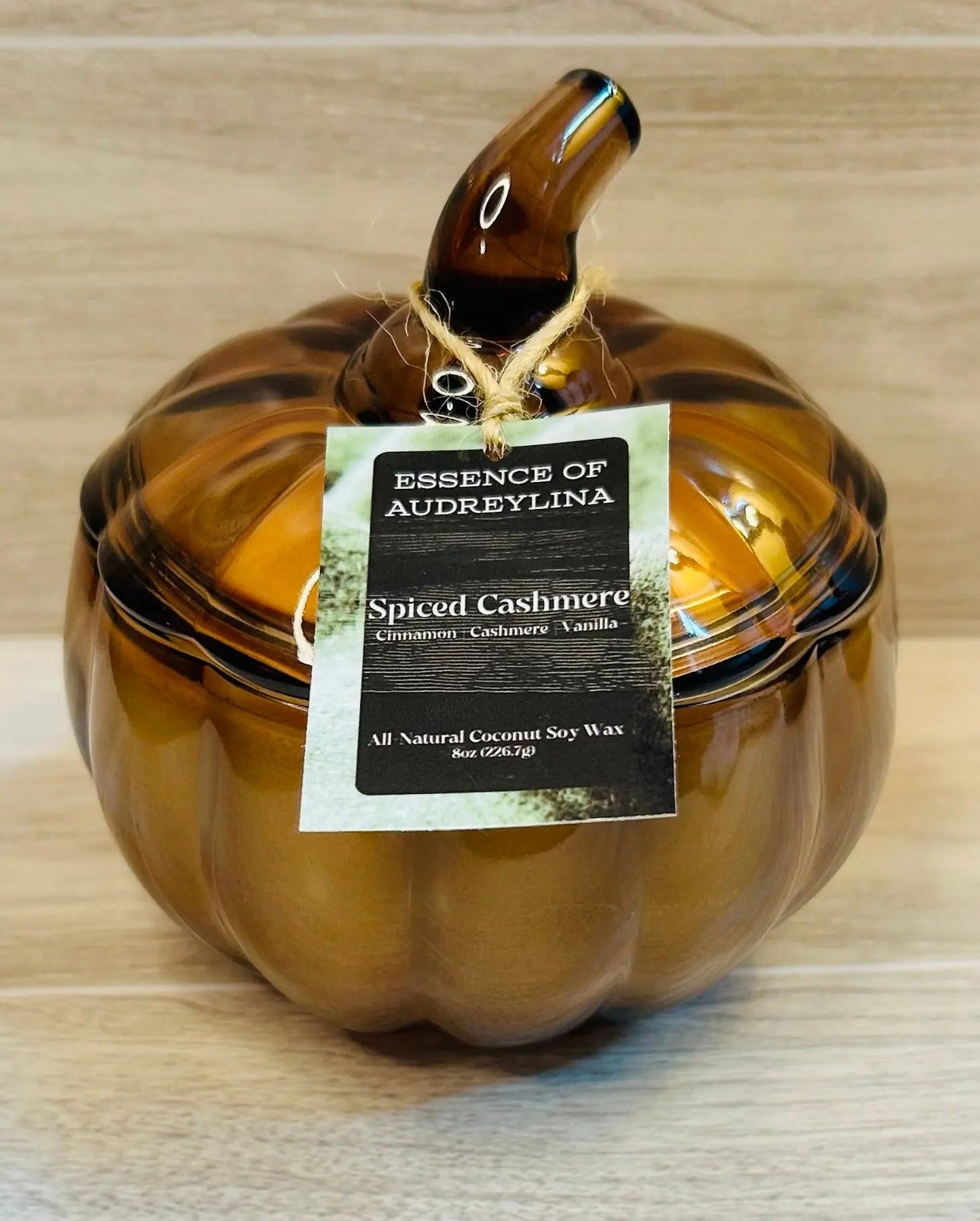 Spiced Cashmere Candle | Cinnamon Spiced Warmth Essence of Audreylina