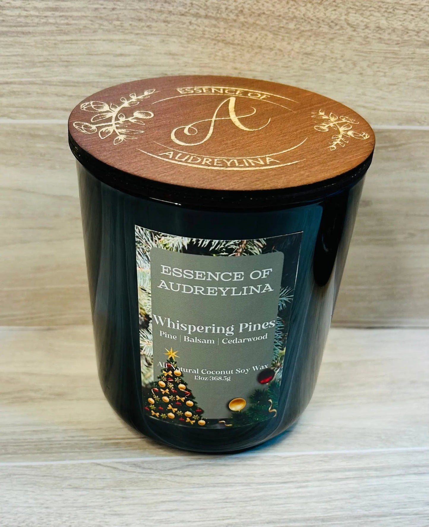 Whispering Pines Candle | Fresh Pine & Cedarwood Essence of Audreylina