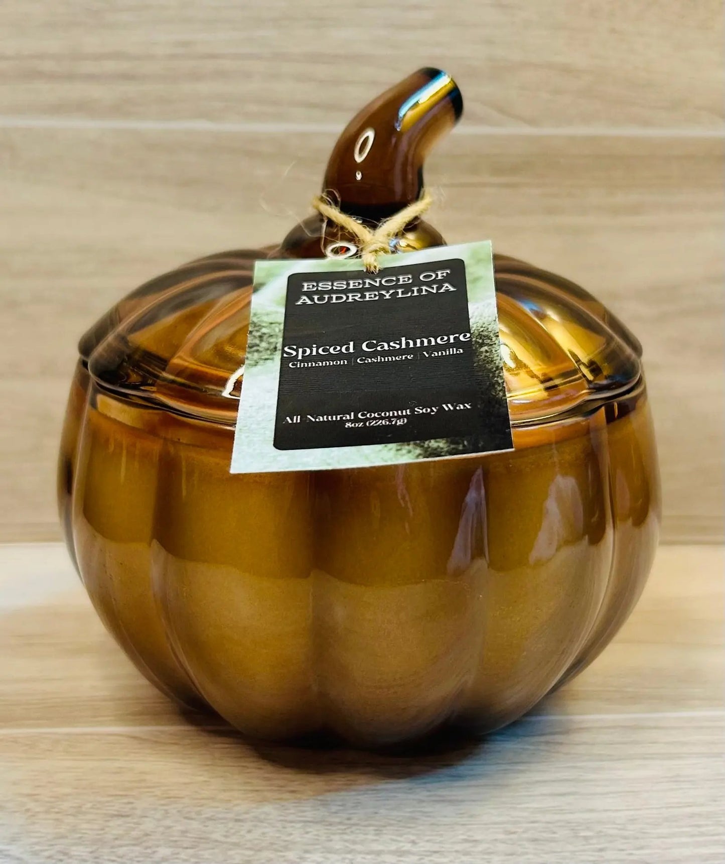 Spiced Cashmere Candle | Cinnamon Spiced Warmth Essence of Audreylina