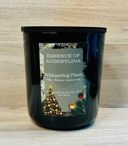 Whispering Pines Candle | Fresh Pine & Cedarwood Essence of Audreylina
