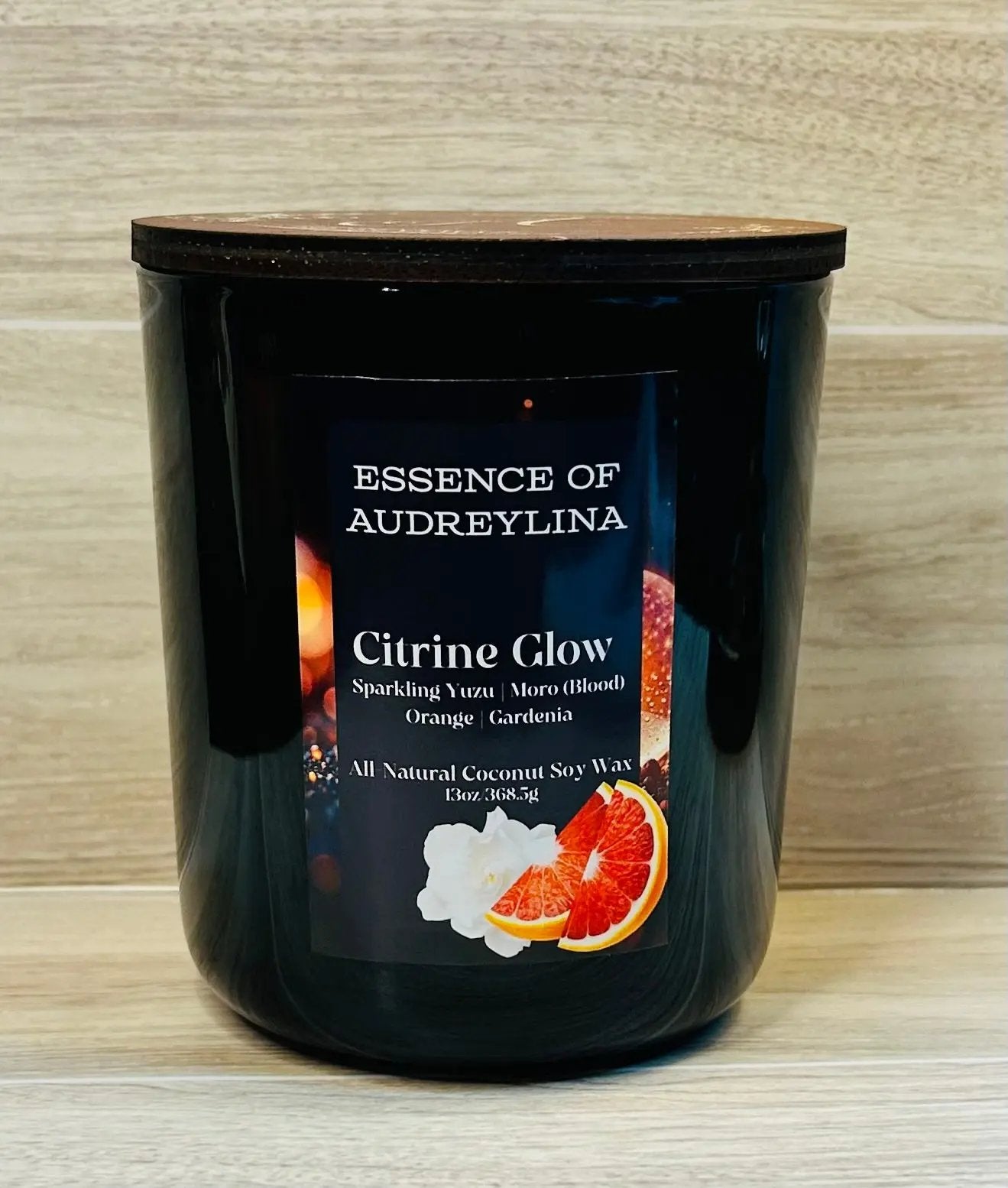 Citrine Glow Candle | Yuzu, Lime & Blood Orange Essence of Audreylina