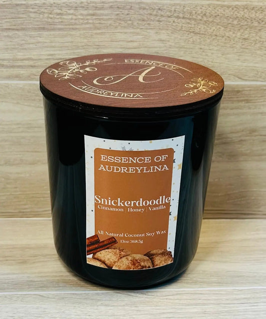 Snickerdoodle Candle | Warm Cinnamon Sugar & Vanilla Essence of Audreylina