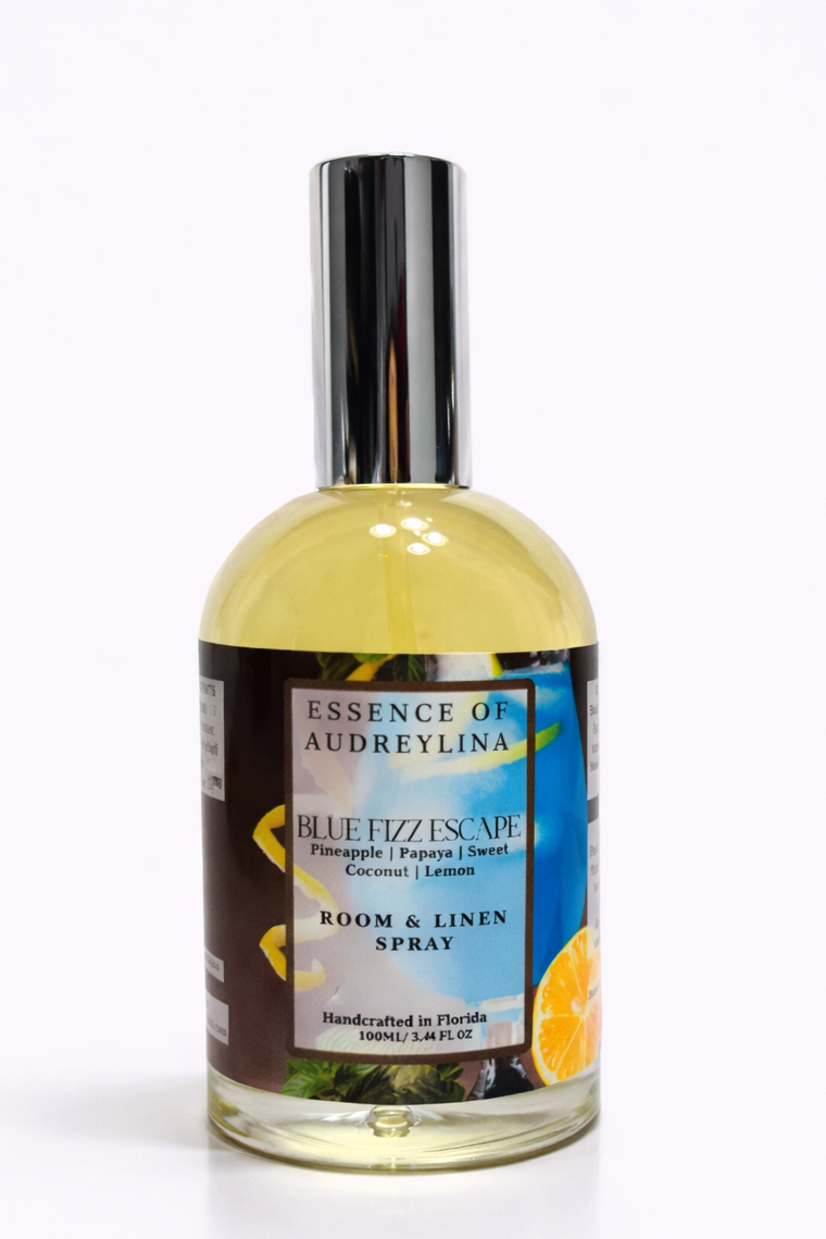 Blue Fizz Escape Room Spray | Citrus, Coconut & Champagne