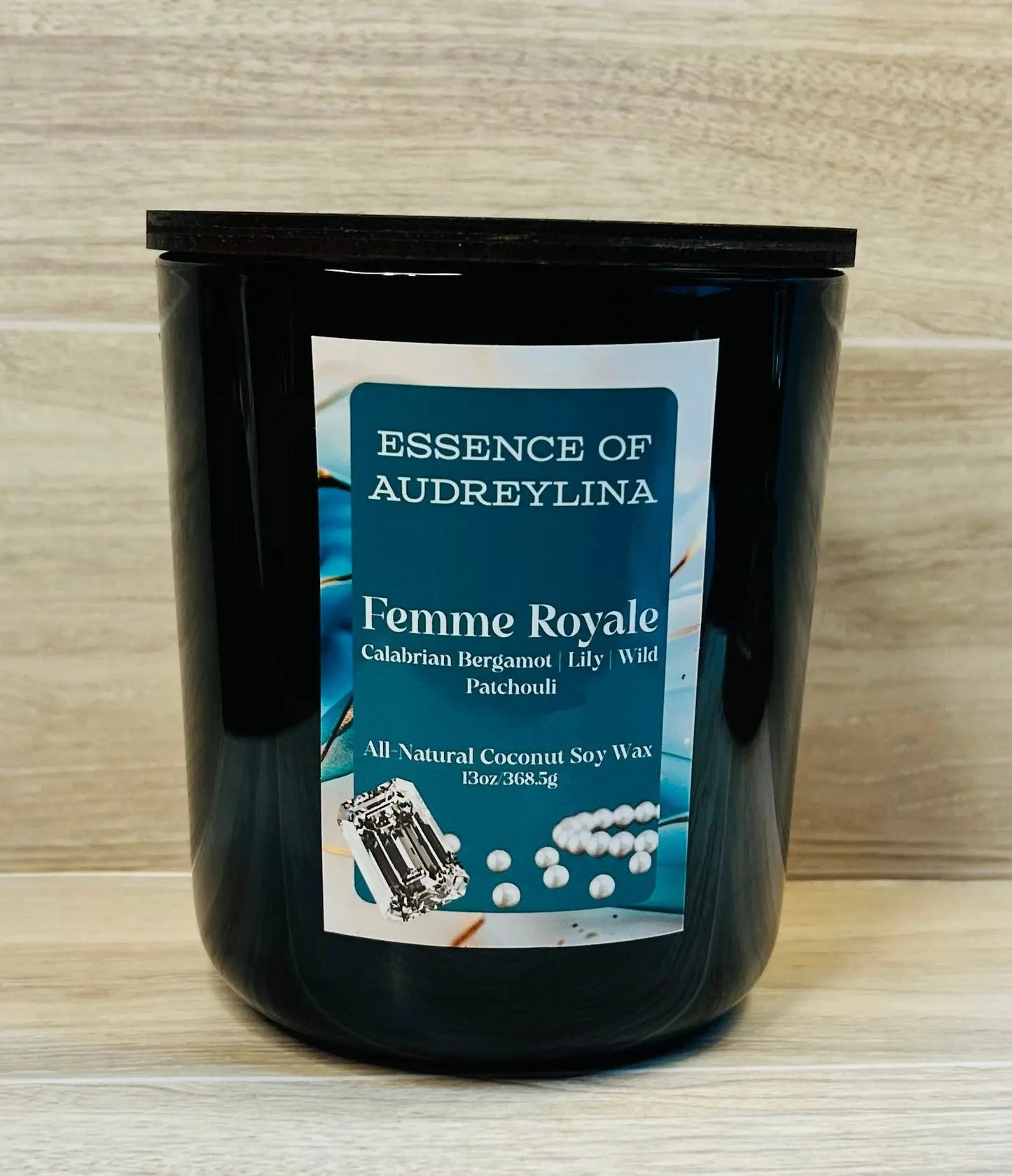 Femme Royale Candle | Jasmine, Rose & Vanilla Musk Essence of Audreylina
