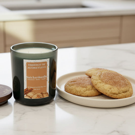 Snickerdoodle Candle | Warm Cinnamon Sugar & Vanilla Essence of Audreylina